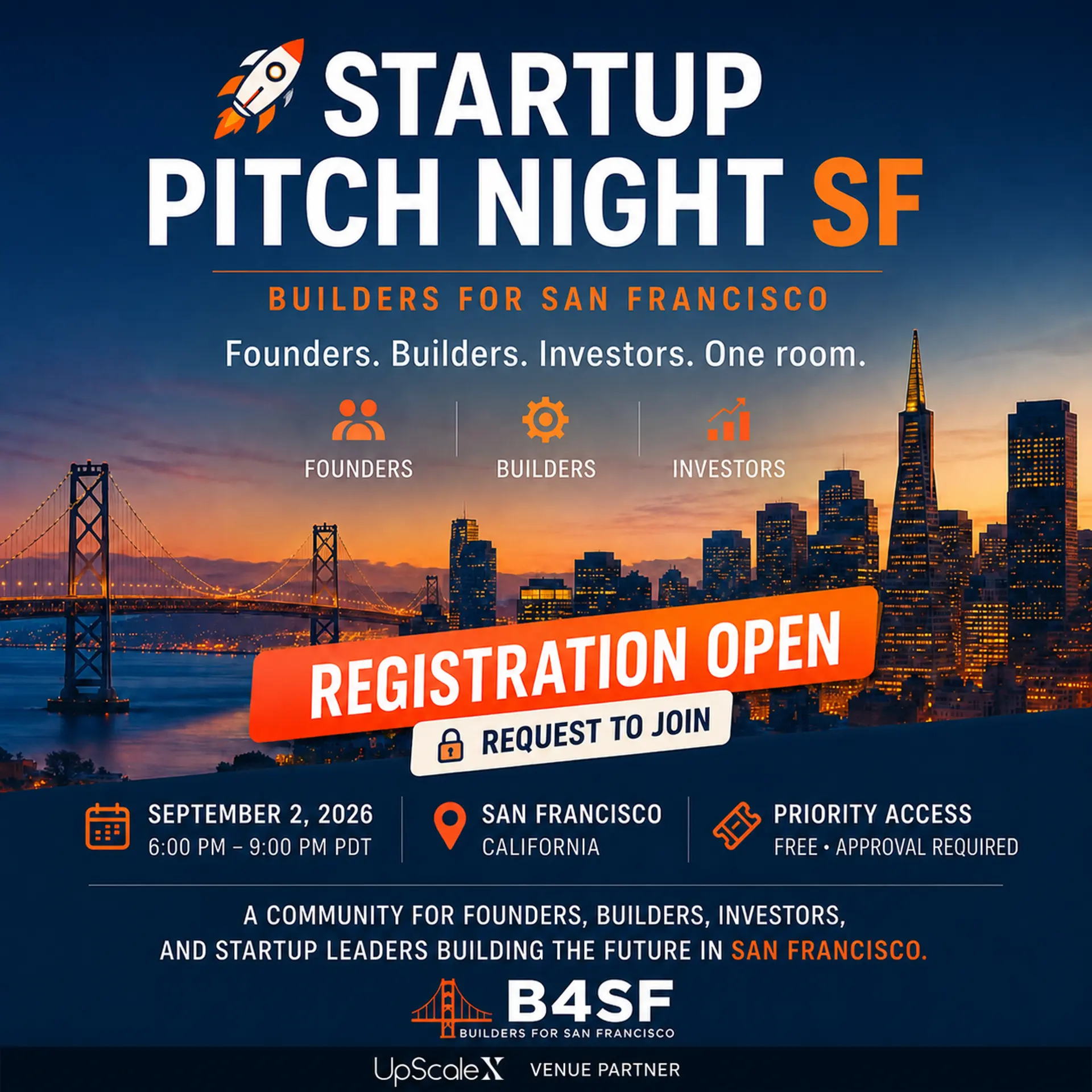 Startup Pitch Night event cover